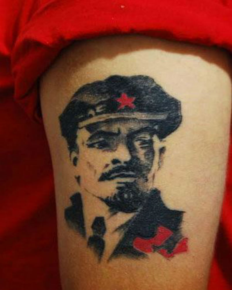 Татуировка Ленин Сталин